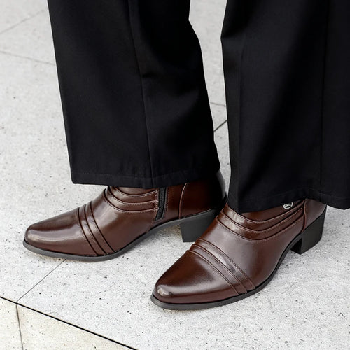 Men's Luxury Pointed High Top Boots