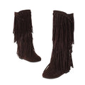 Autumn and winter women's high top boots