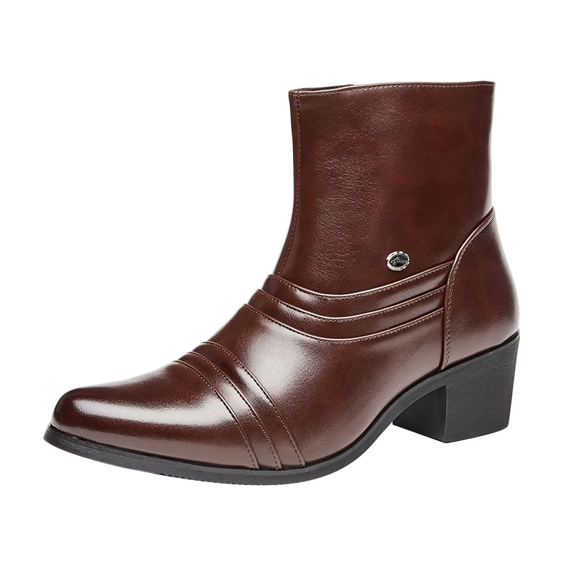 Men's Luxury Pointed High Top Boots